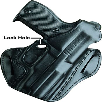 Thumb Break Scabbard w/Lock Hole
